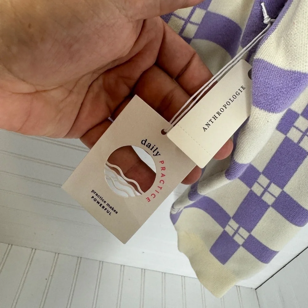 NEW Daily Practice Medium Cropped Sweatshirt Anthropologie - Picture 4 of 9